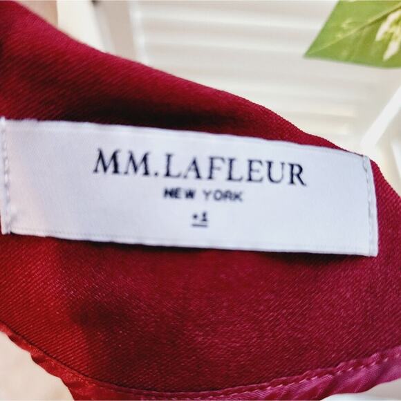 M.M. LAFLEUR NEW YORK BURGANDY SHIFT DRESS SIZE 1X - Picture 4 of 7